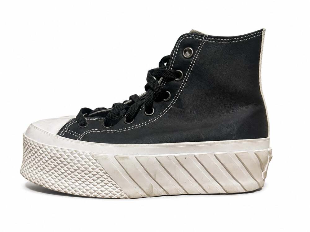 Converse Chuck Taylor All Star Lift 2X Platform High Top Black/White 572608C - Picture 4 of 6